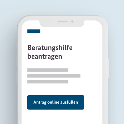 Symbolbild für Online-Beantragung Beratungshilfe